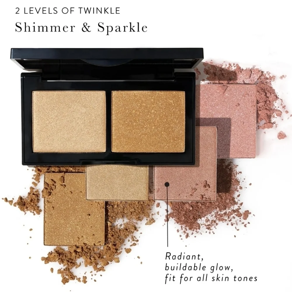 Laura Geller Hi-Def Glow Illuminator Palette: Heart Of Gold, NIB